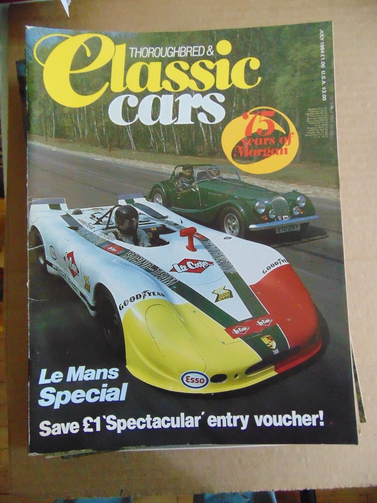 Thoroughbred & CLASSIC CARS July 1984 Le Mans Special