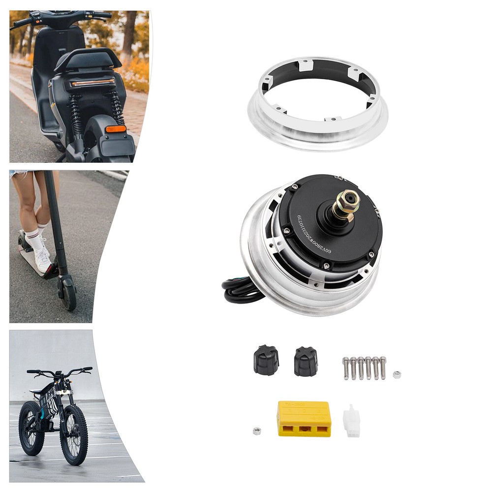 Hub Wheel Motor Brushless 60V 2800W Electric Scooter Hub Motor 11 Front Rear