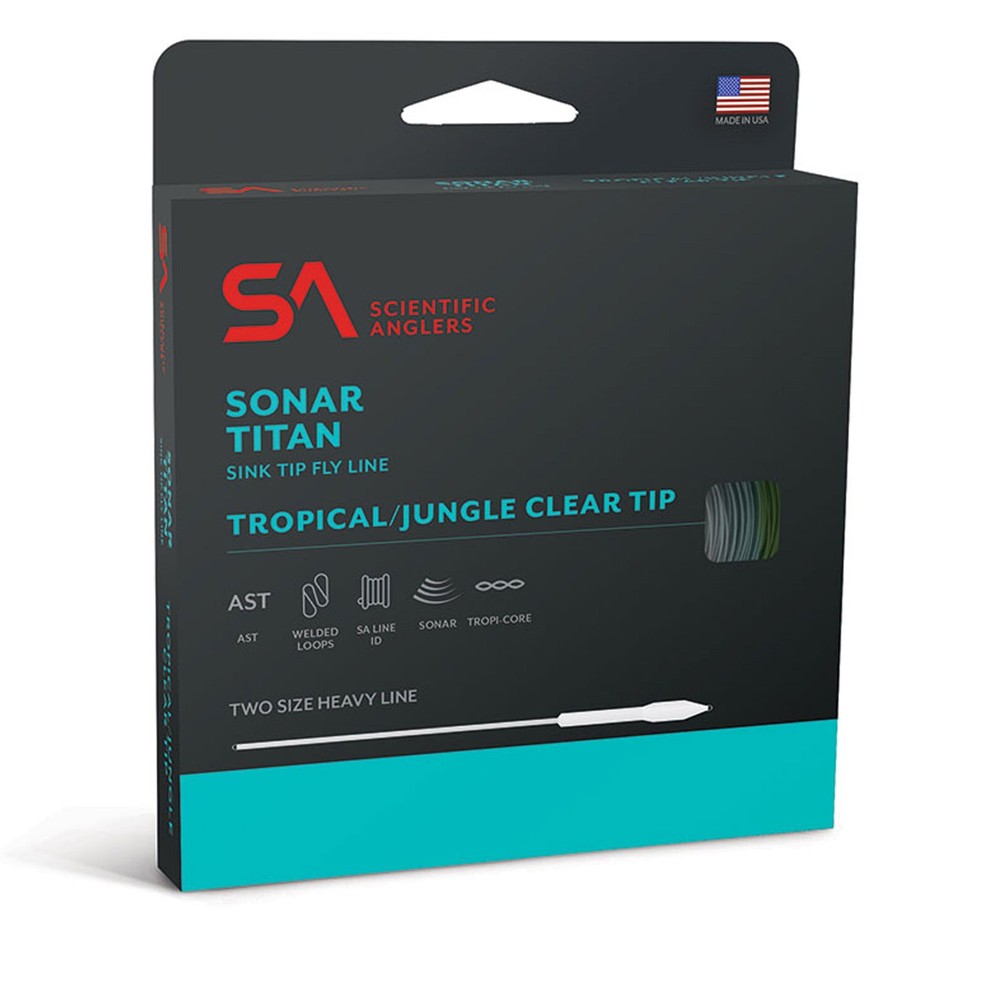 Scientific Anglers Sonar Titan Tropical Clear Tip Fly Lines