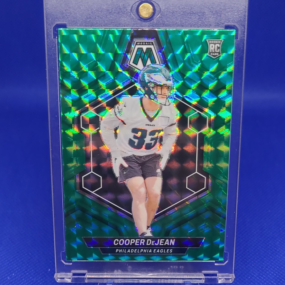 🔥COOPER DEJEAN🔥 RC ROOKIE 2024 COLOR MATCH! MOSAIC NFL GREEN #340