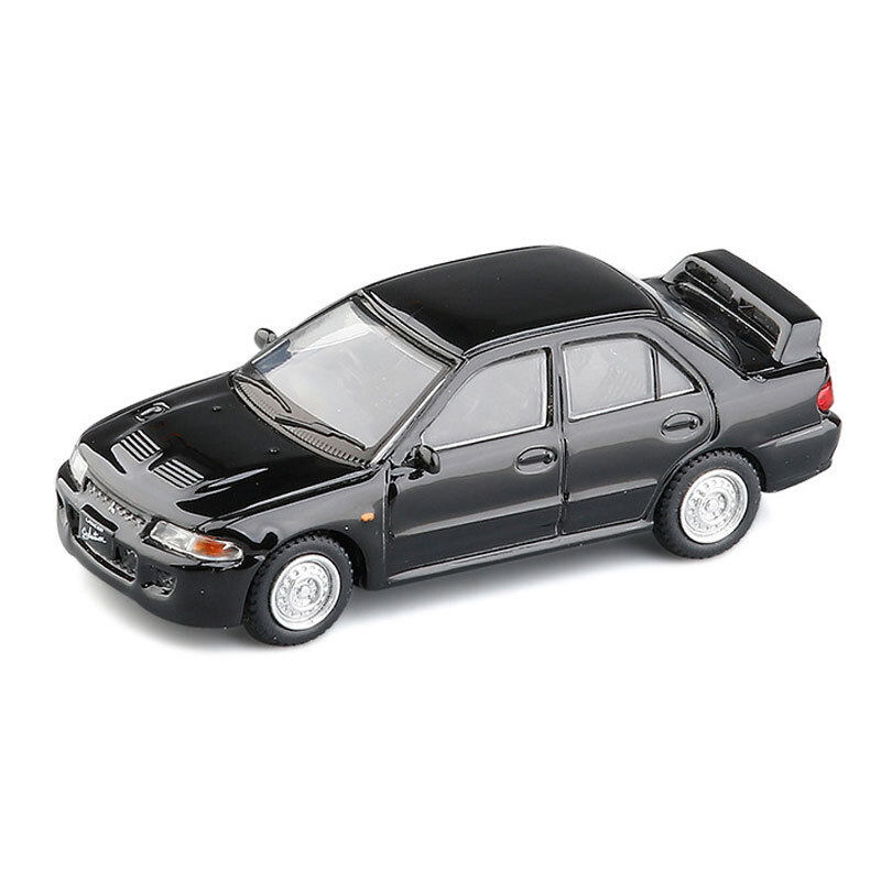1/64 Scale Black Mitsubishi Lancer EVO II Diecast Metal Alloy Model Car Toy