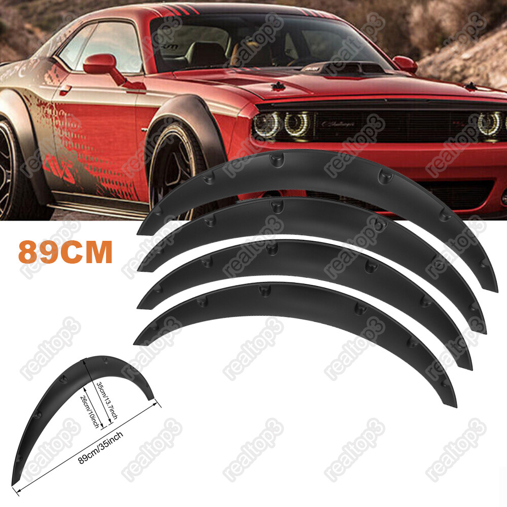 4X 89cm For Toyota Tacoma 95-04 Extended Fender Flares Wide Body Wheel Arches