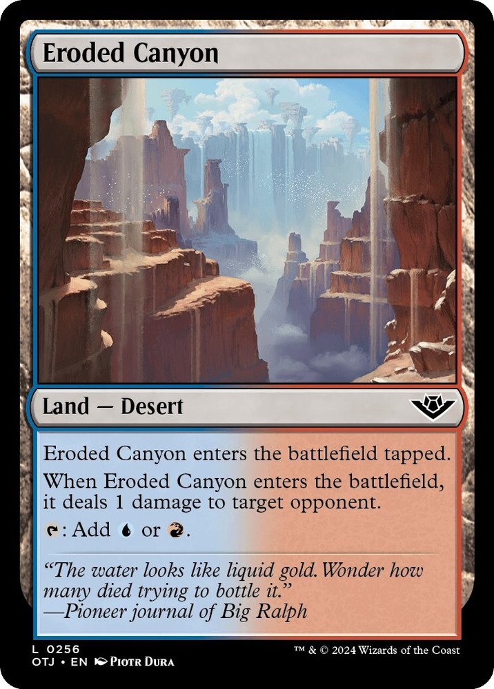Eroded Canyon Outlaws of Thunder Junction Regular