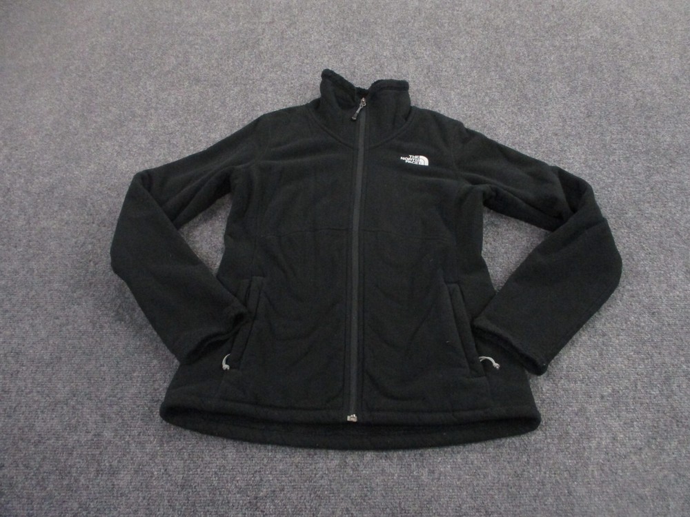 The North Face Womens Black Fleece Jacket for Hiking & Casual Wear
