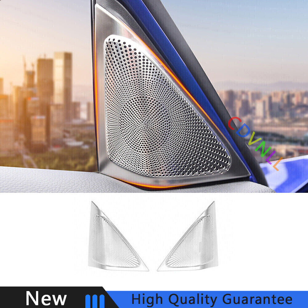 For Honda Accord 10TH 2018-2022 Silver Titanium A Pillar Horn Frame Cover Trim