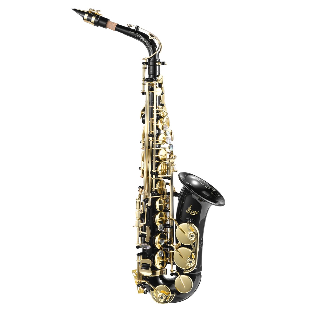 Golden Professional Alto Eb Saxophone Sax W/ Case Mouthpiece Accessories