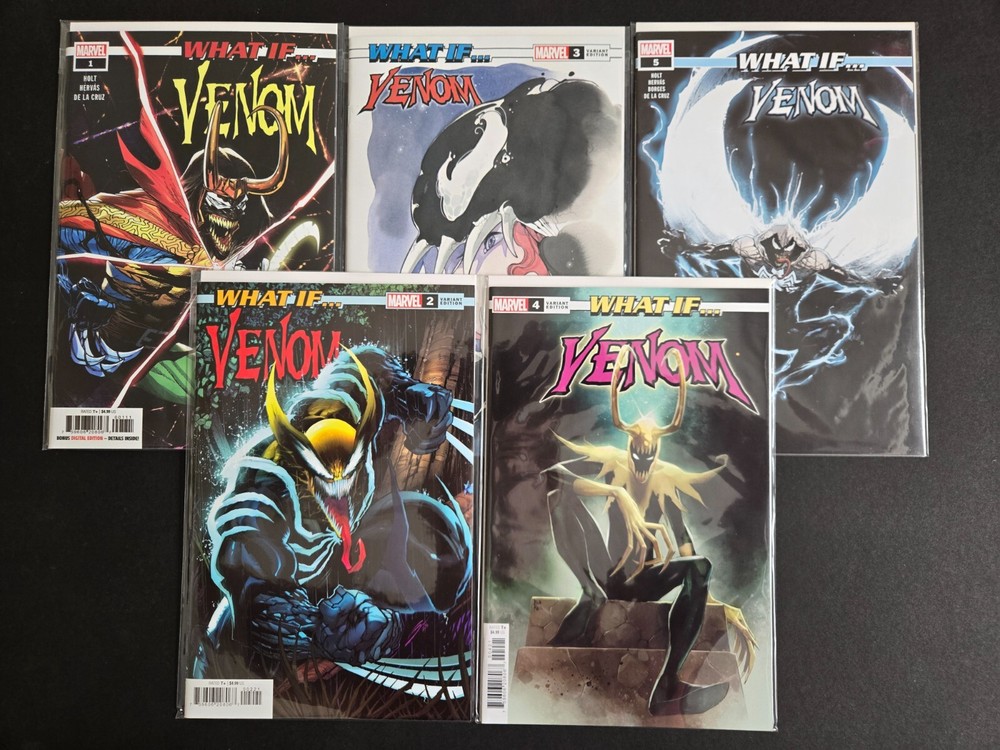 What If Venom 1-5 Complete NM HI GRADE 2024 Marvel Comics Lot Set