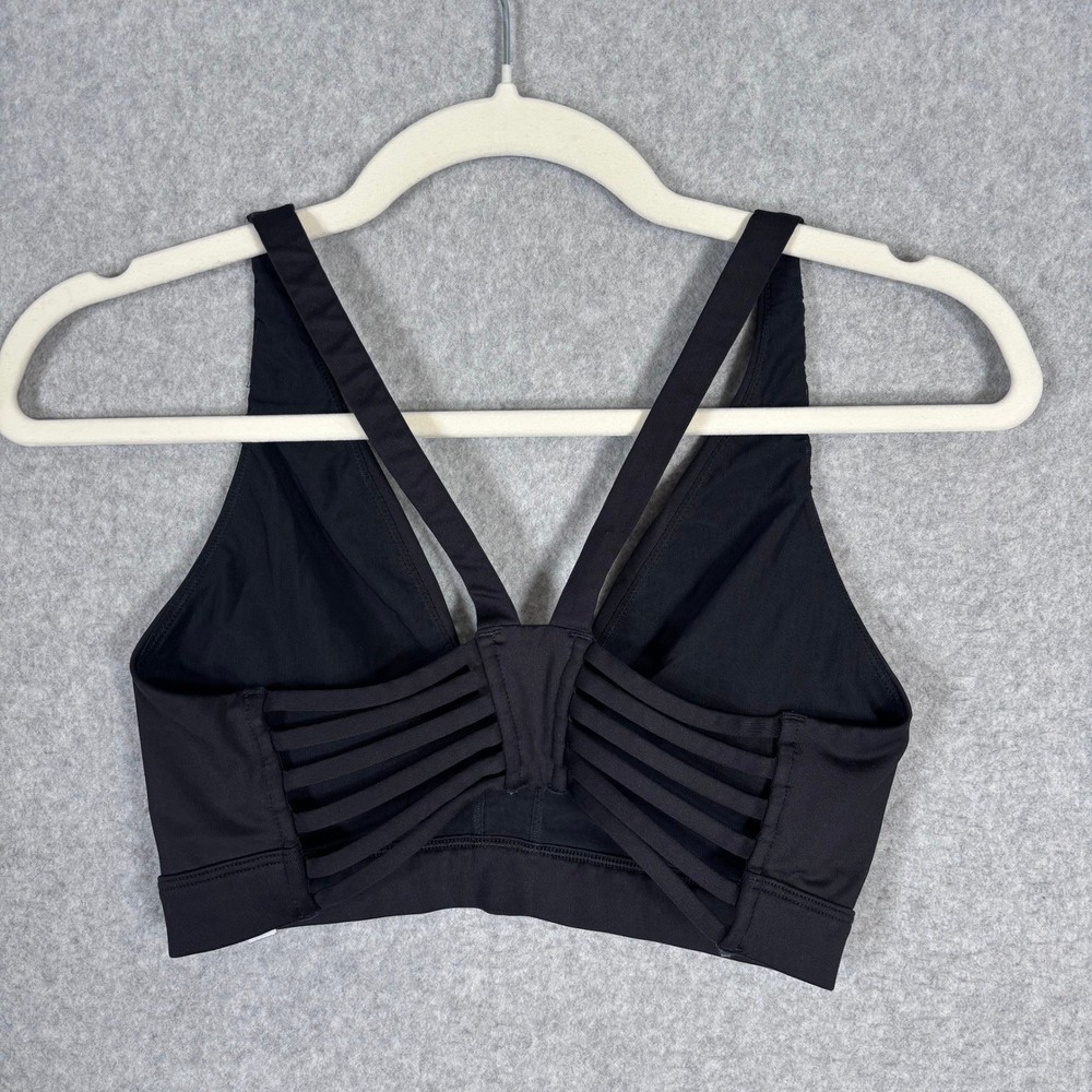 Victorias Secret VSX Sports Bra Small Strappy Back Plunge Lightly Lined Active