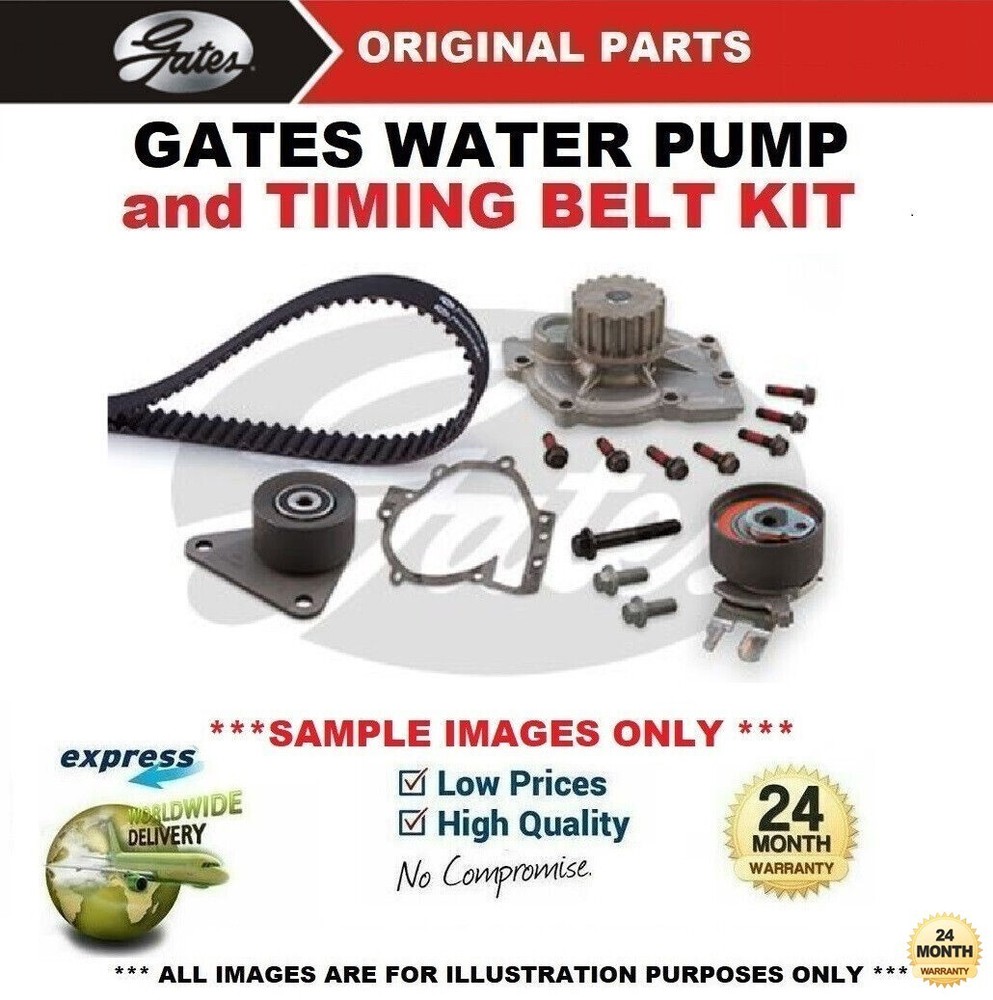 GATES WATER PUMP & TIMING BELT KIT for VOLVO S80 I 2.4 T 2000-2006