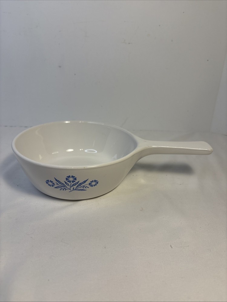 CORNING WARE Blue Cornflower P-81-B Skillet Pan Dish 1 Pint Vintage with No Lid