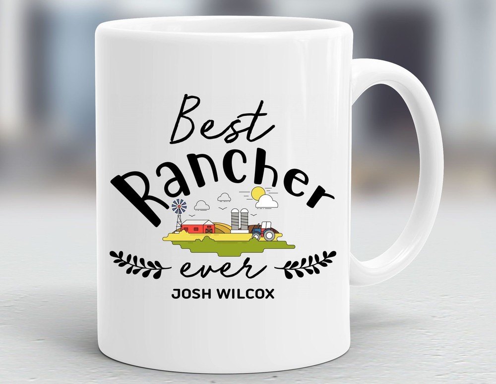 Personalized Rancher Mug Rancher Gift Gift Ideas For Rancher Presents For