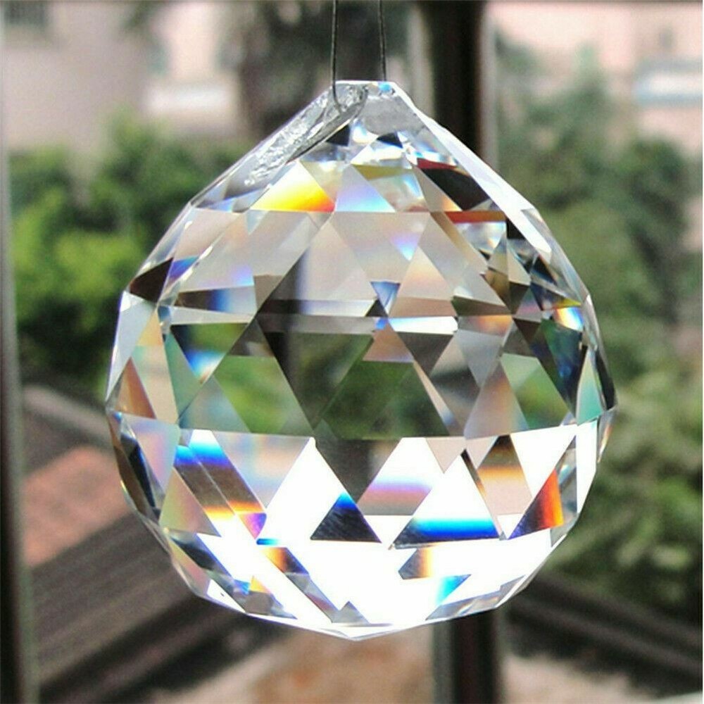 10pcs Crystal Sun Catcher Prism Pendant Suncatcher Rainbow Maker Window Hanging