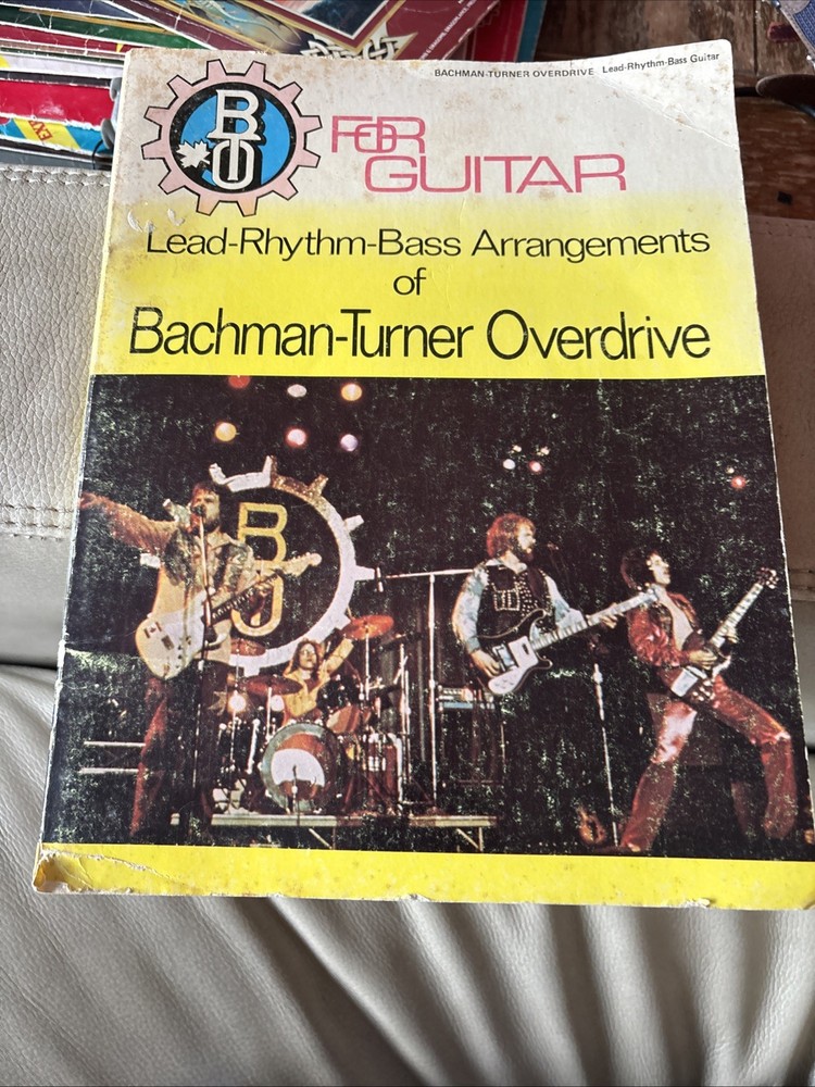 BTO for Guitar Sheet Music Book For Lead-Rhythm-Bass Guitar Copyright 1975
