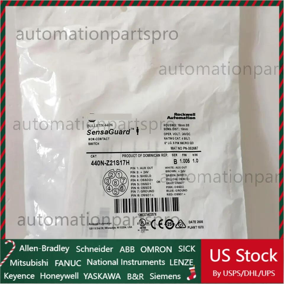 New Allen-Bradley 440N-Z21S17H Guardmaster Non Contact Switch SensaGuard