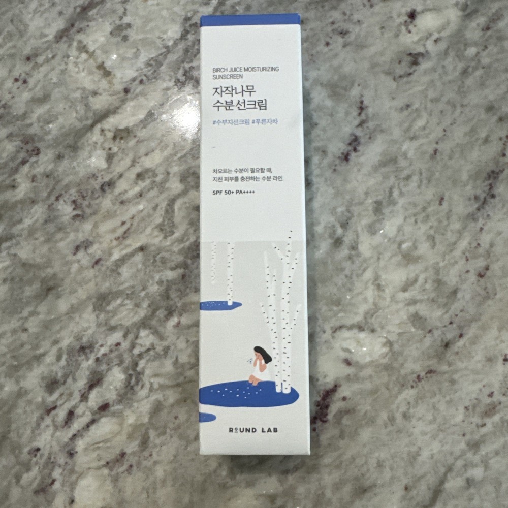 ROUND LAB Birch Juice Moisturizing Sun Cream SPF 50+ 50 ml exp 12/2026 NEW BOX