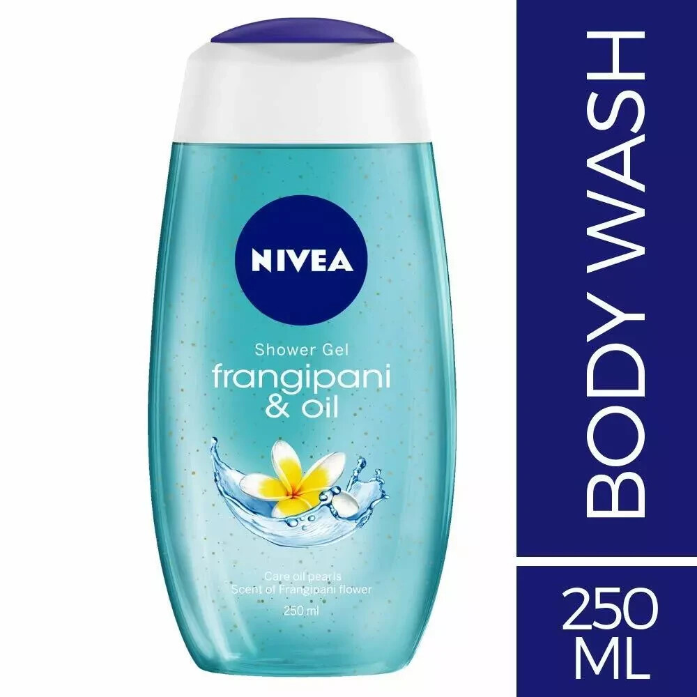 NIVEA Frangipani & Oil Shower Gel 250ml for Hydrated Soft Skin