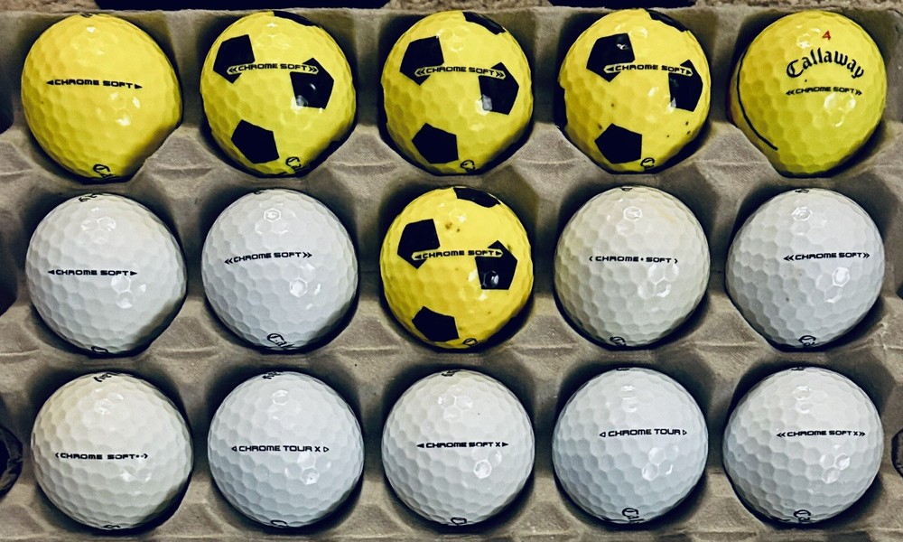 15 Callaway Chrome Soft golf balls in good condition (3A) See photo.