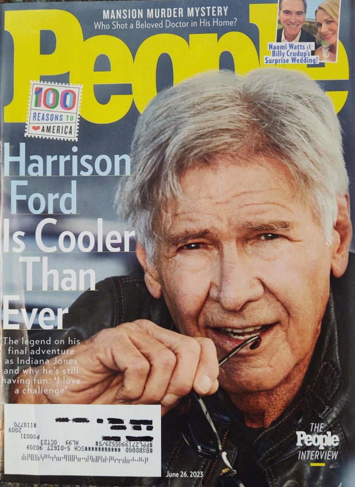 People Magazine  June 26th 2023   Harrison Ford Cover