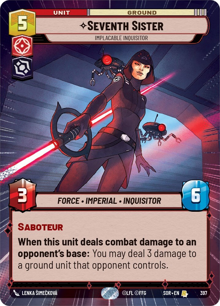 Seventh Sister - Implacable Inquisitor, Spark of Rebellion