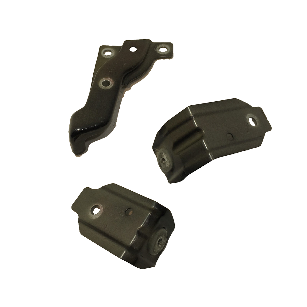 VOLKSWAGEN OEM ATLAS 2018-2024 FRONT DRIVER SIDE FENDER SUPPORT BRACKET SET OF 3