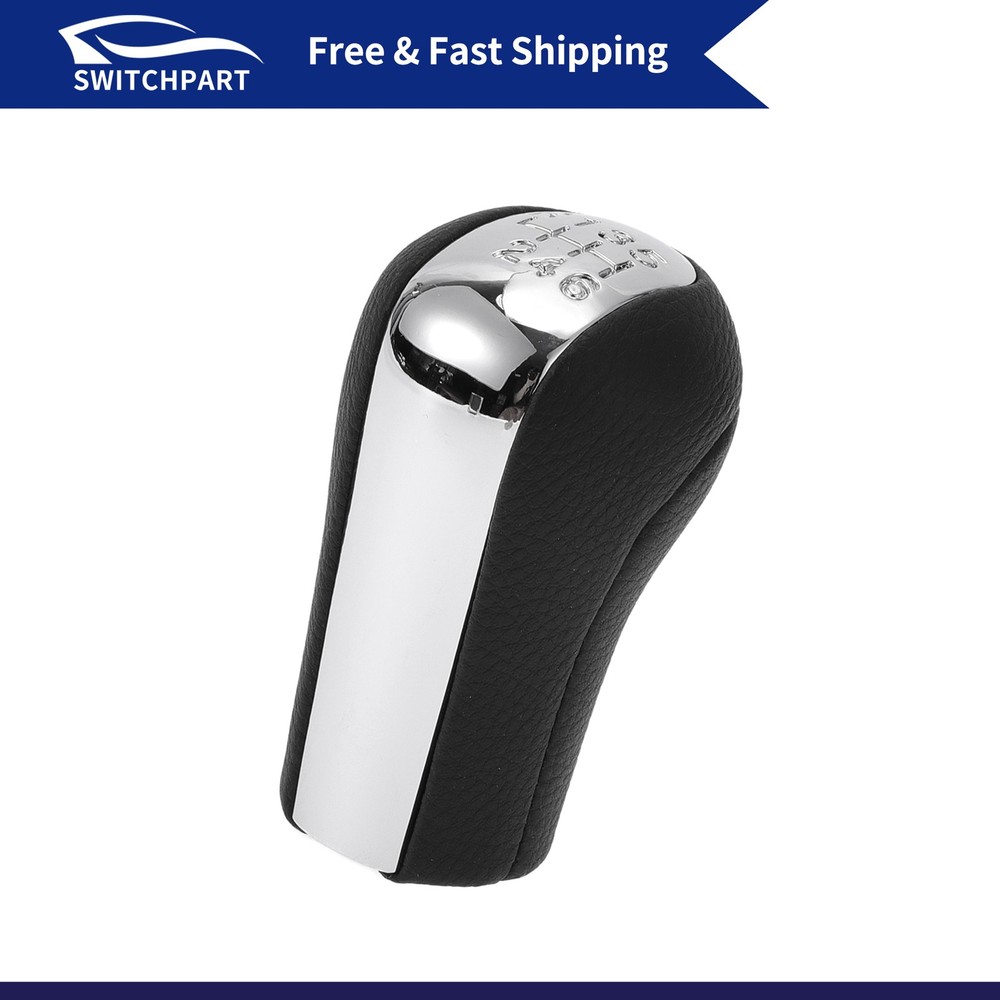 6 Speed Manual Gear Shift Knob for Toyota Corolla 1992-13 Faux Leather Black