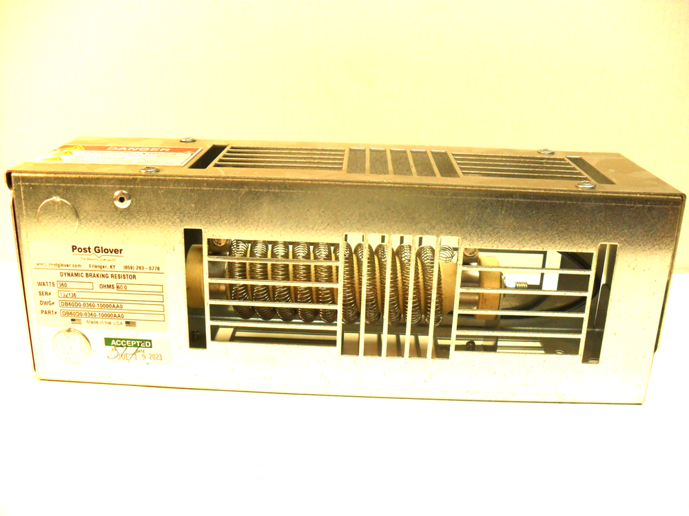 POST GLOVER DB60D0-0360-10000AA0 - Dynamic Braking Resistor  NEW