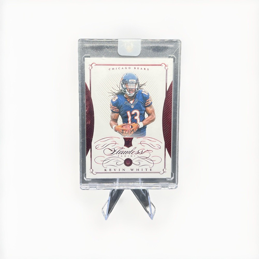 2015 Panini Flawless Kevin White Ruby Gem /15 Rare Football Card