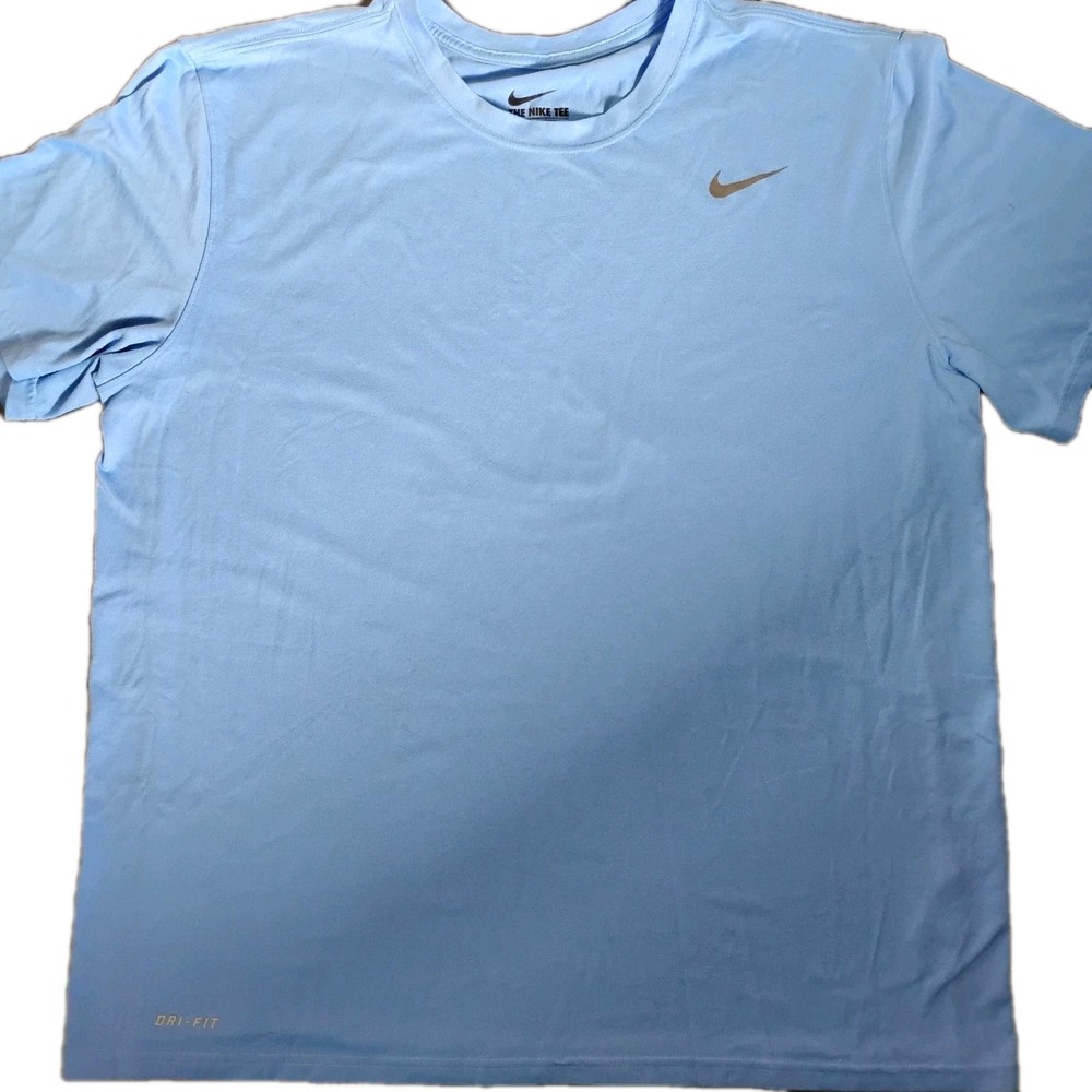 The Nike Tee Dri-Fit Size XL Baby  Blue