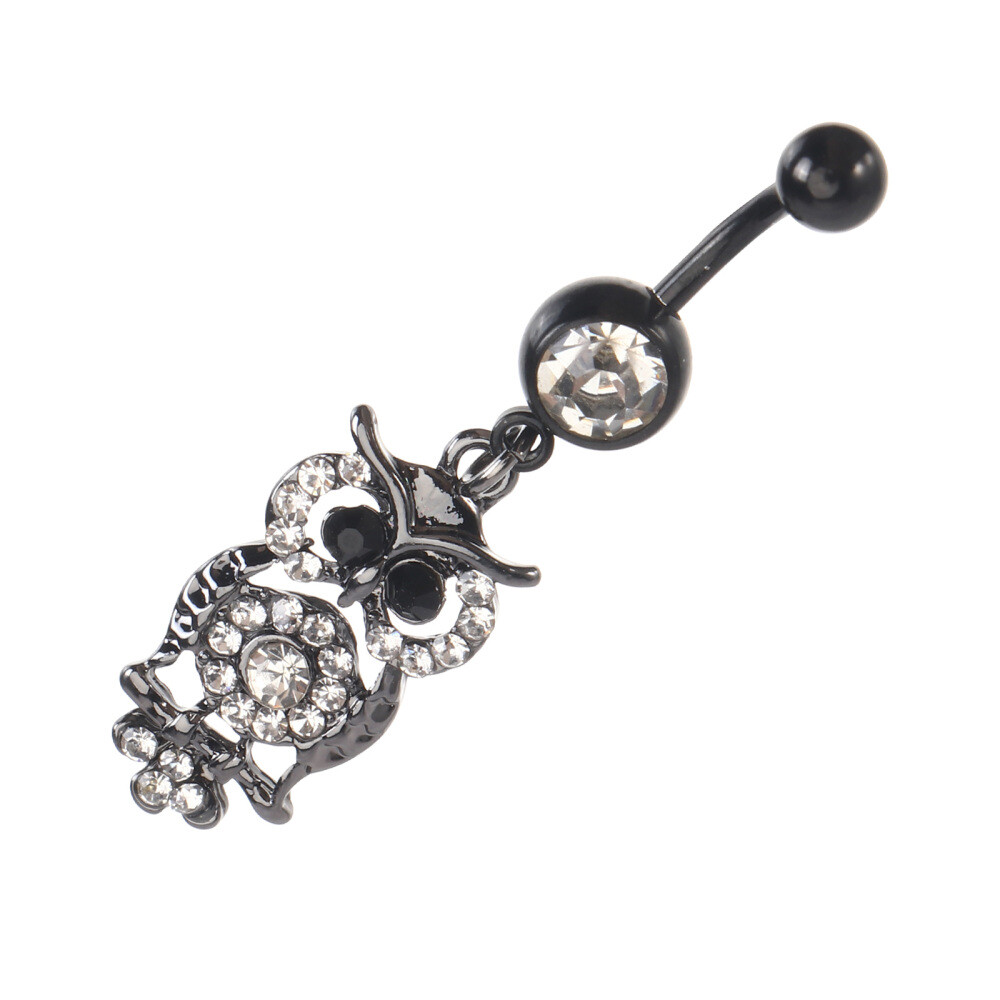 Piercing Decor Lady Belly Button Ring Dangling Adjustable Miss