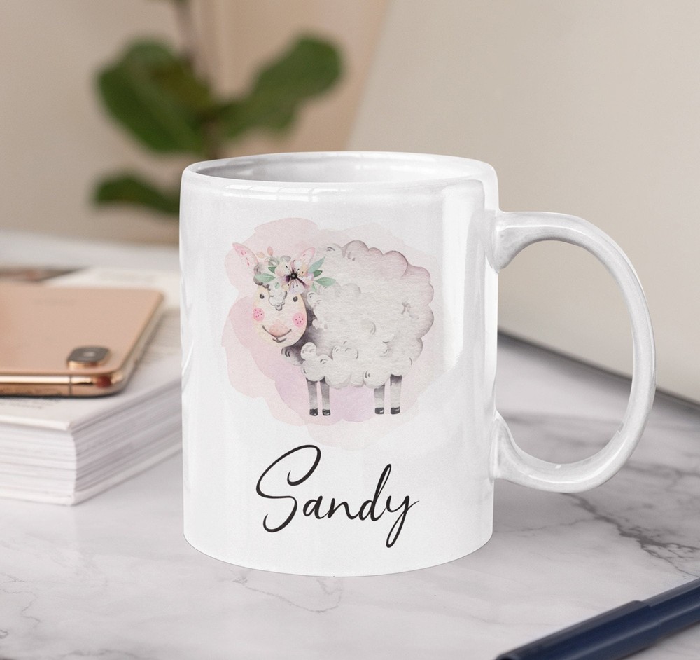 Personalized Sheep Mug Sheep Gifts Sheep Gift For Her Cute Sheep Cup Funny