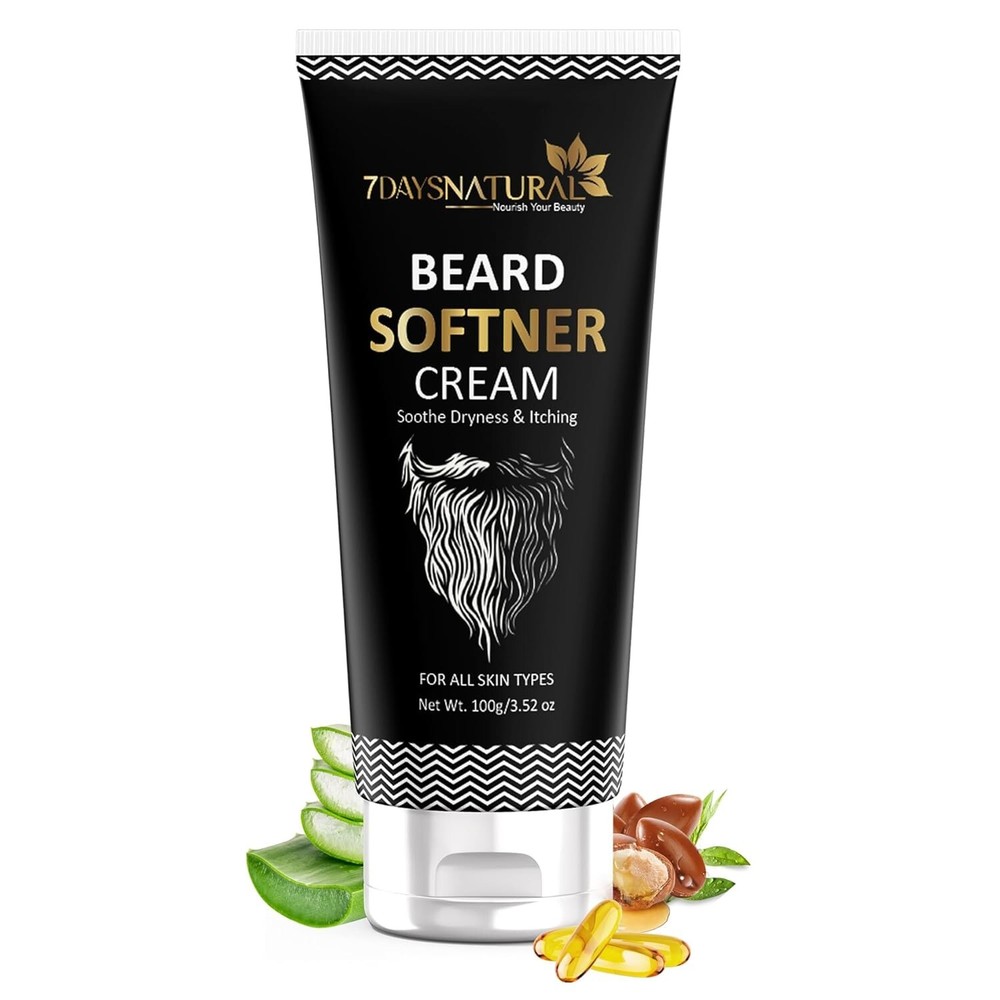 7 Days Beard Softening Cream 100g for Smooth Hydrated Hair