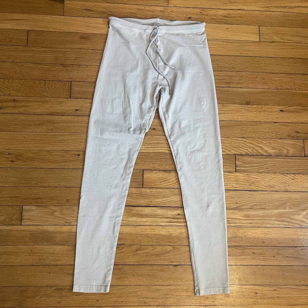 Aerie Offline Women’s Medium OG Original High Rise Beige Leggings Drawstring