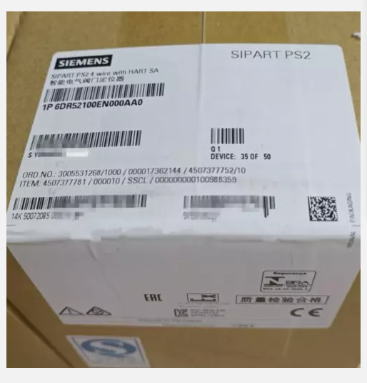 6DR52100EN000AA0 NEW SIEMENS SIPART PS2 valve Positioner 6DR5210-0EN00-0AA0