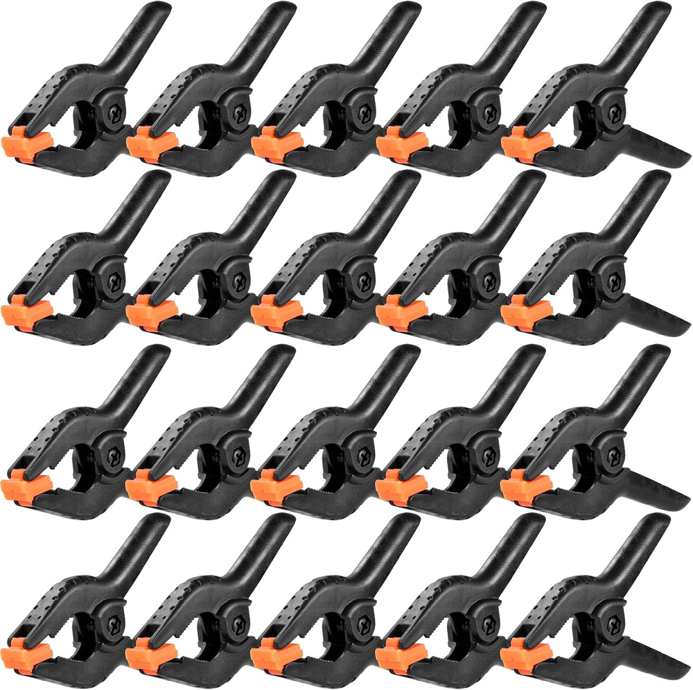 20 Packs Spring Clamps 3.5 Inch Spring Clamps Heavy Duty for Crafts and Professi