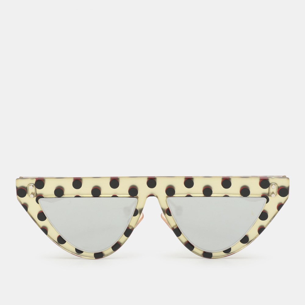 Fendi Grey Mirrored D Frame Sunglasses FF0371/S