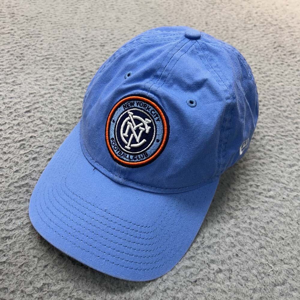 New York FC Hat Cap Mens Baseball Cap One Size New Era MLS Soccer Dad Patch