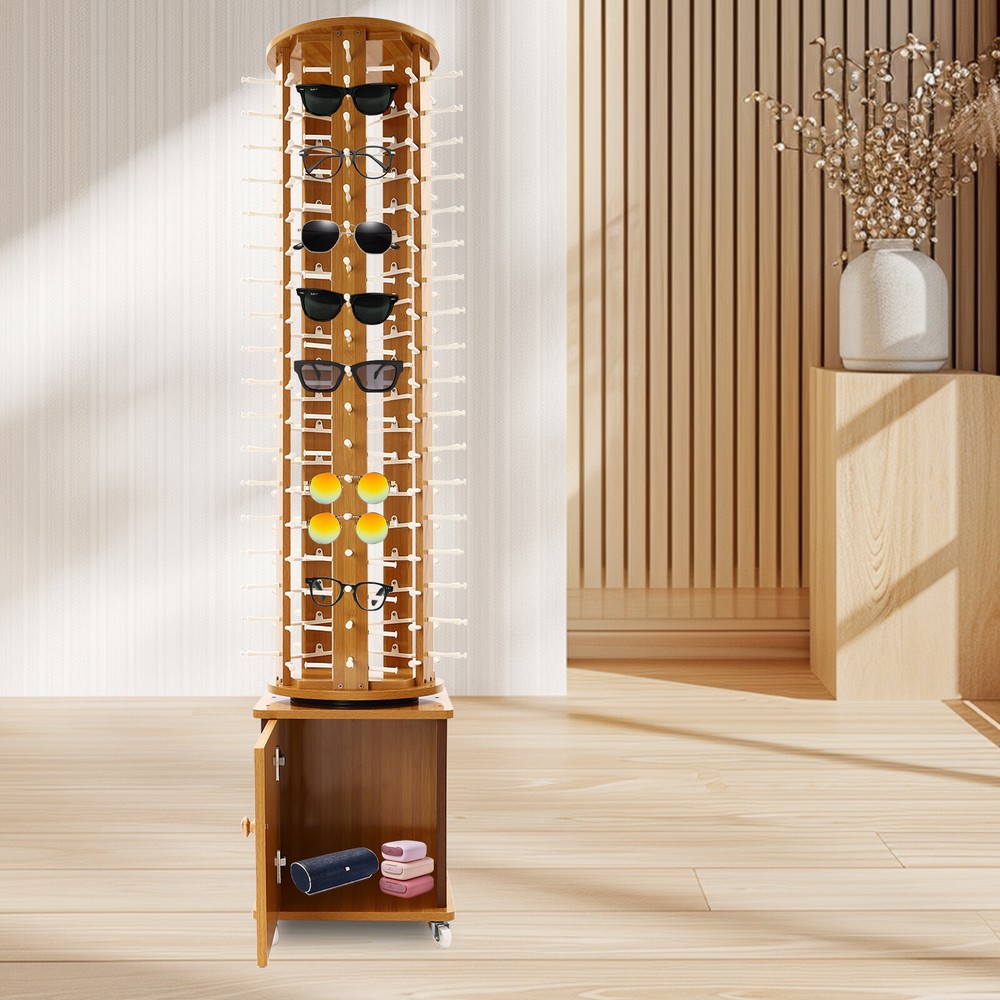 Sunglasses Racks Display Stand Case Floor Sunglasses Display Rack 5-Sided