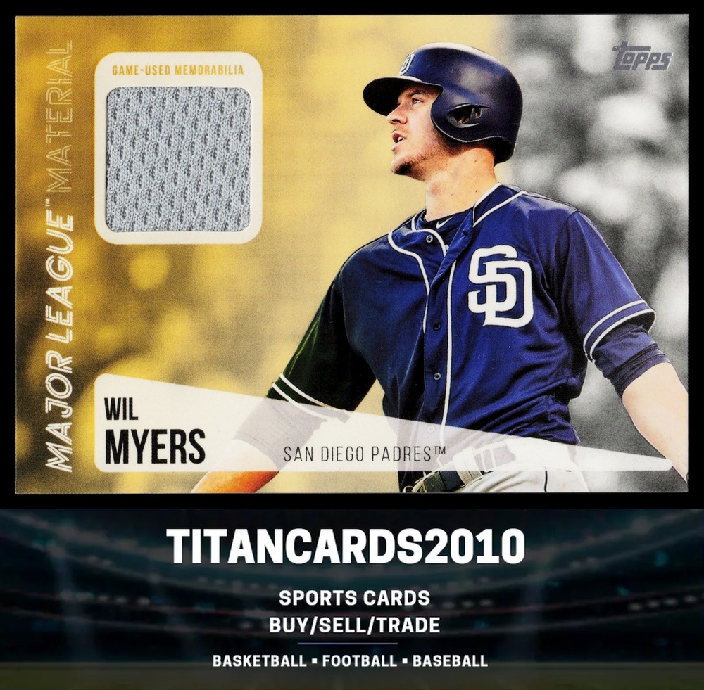 Wil Myers San Diego Padres 2019 Topps Major League Material Relics