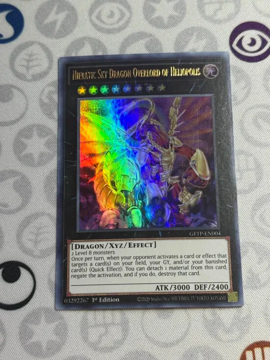 Hieratic Sky Dragon Overlord of Heliopolis GFTP-EN004 Ultra Rare NM