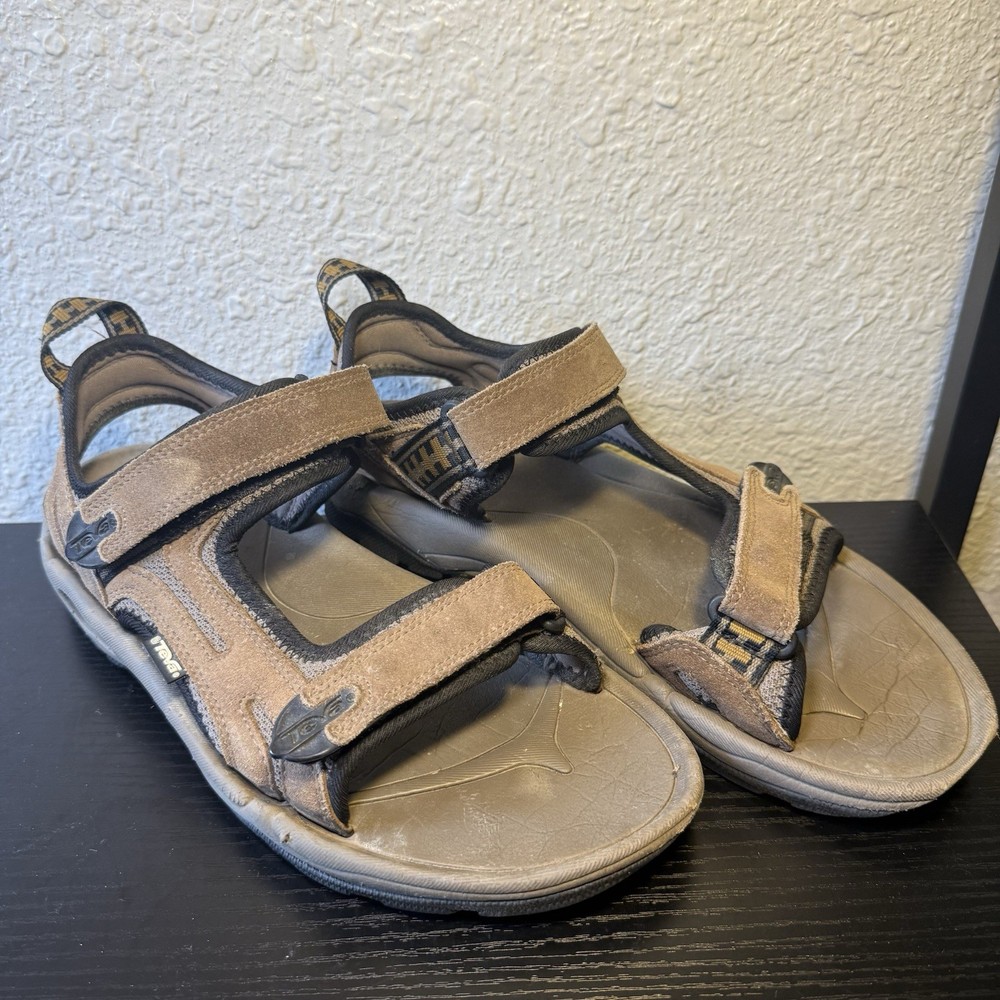 Teva Hiking Strappy Sandals Kayaking Fishing Brown Gorpcore Adventure Men’s 10