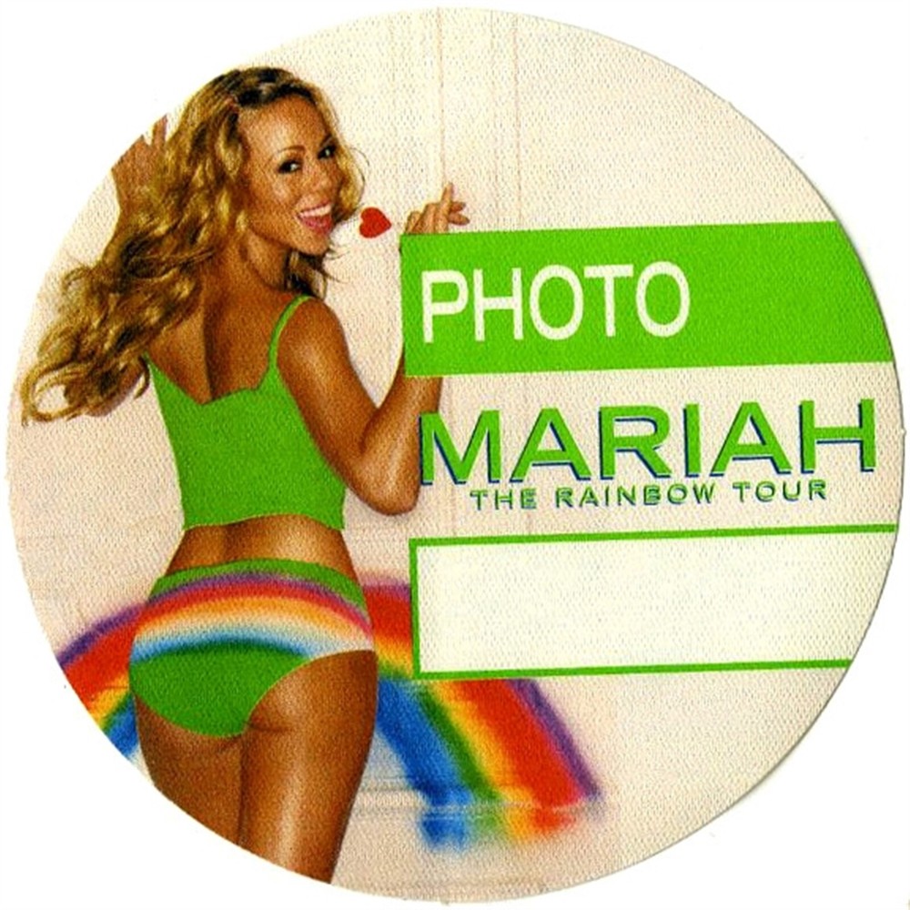 Mariah Carey 2000 Rainbow Concert Tour Photo Backstage Pass