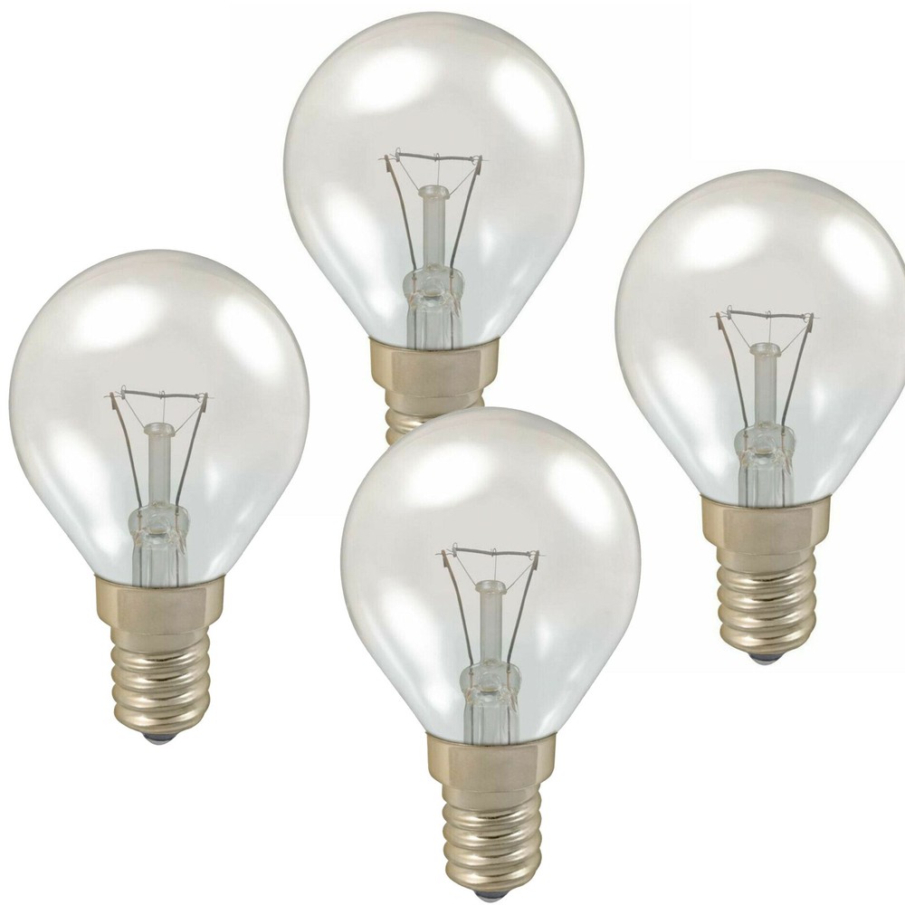 4 x Fits Bosch Neff Siemens 40 Watt 40w Ses E14 High Temperature Oven Light Bulb