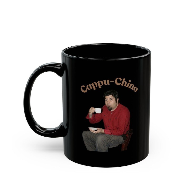 Cappu-Chino - Black Coffee Mug, Coffee Mug