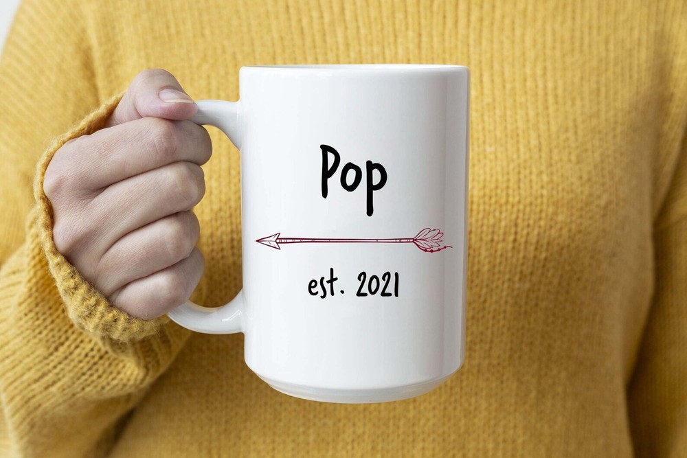 Pop Est 2021 Mug New Pop Arrow Coffee Mug Mug & Coaster Set Coffee Mug For N