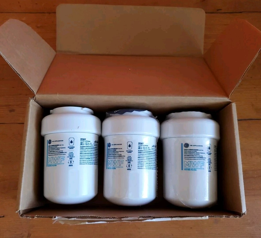 GE MWF Refrigerator Water Filters 6-Month Life 3-Pack