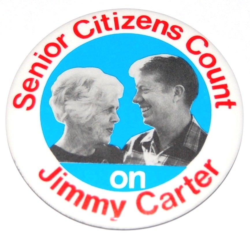 1976 JIMMY CARTER campaign pin pinback button political president election