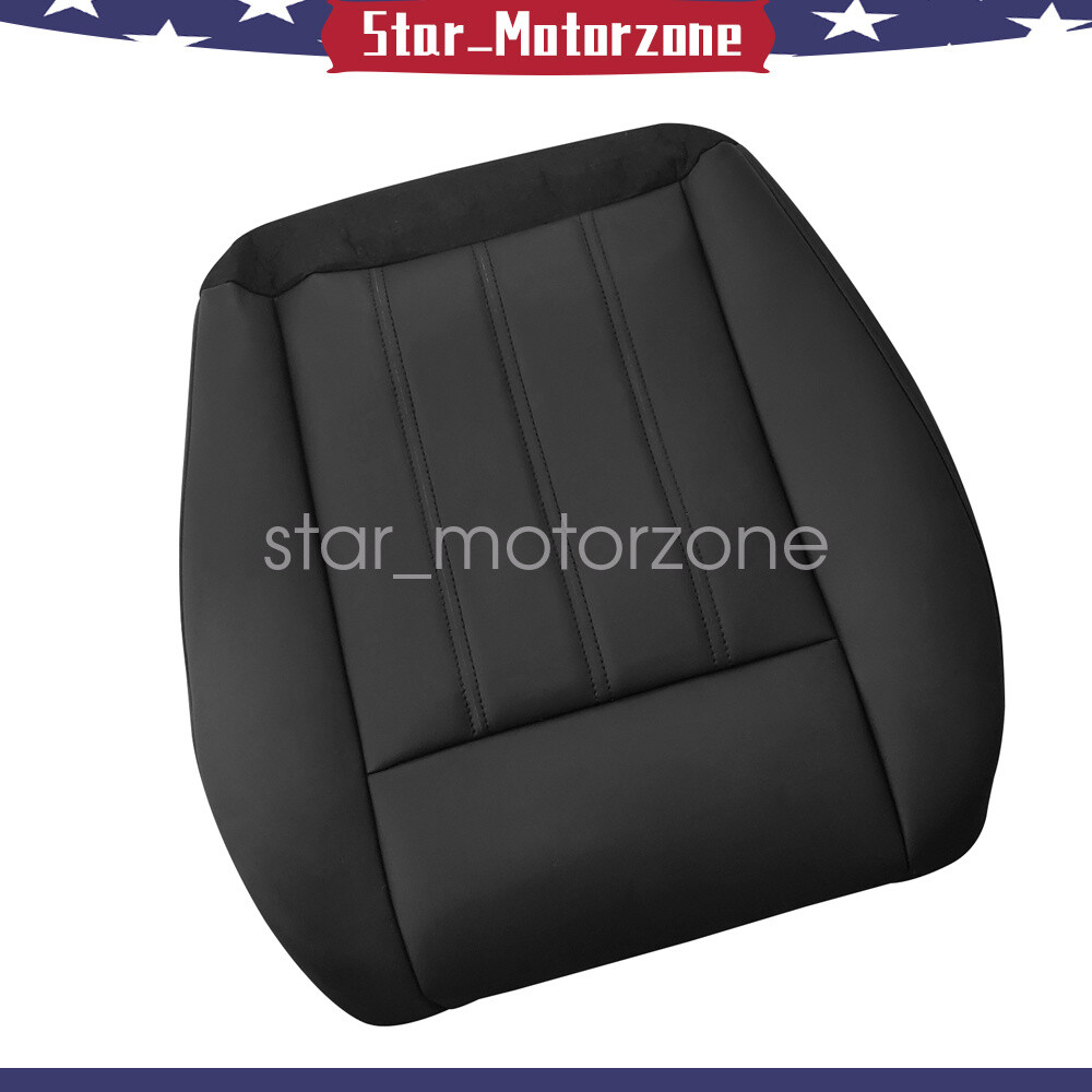 Fits 2005-2010 Chrysler 300C Touring Driver Bottom Leather Seat Cover Black