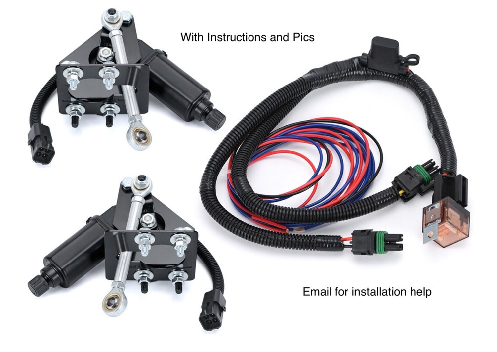 Corvette 68-82 Electric Headlight Motor Conversion Kit for C3  WITH INSTRUCTIONS