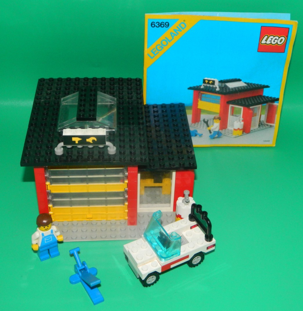 Legoland Vintage Town Set 6369 Auto Workshop Original Instructions 1985.