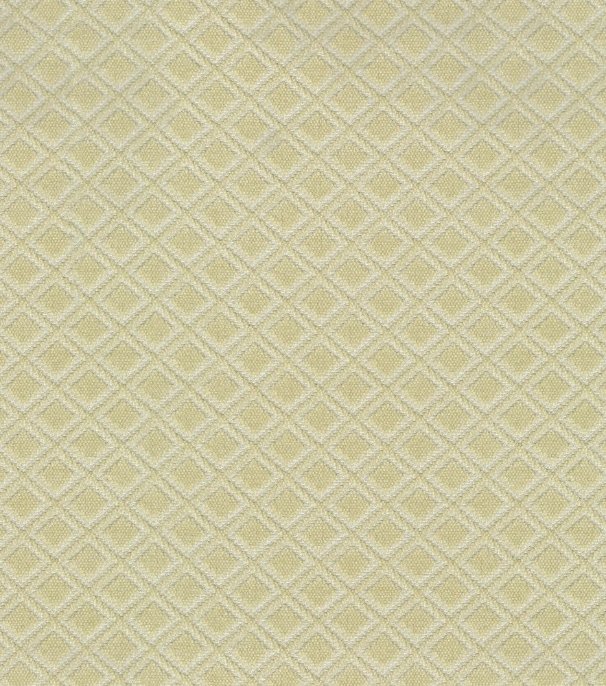 Cream Geometric Print Polyester Fabric 54 Inches Wide